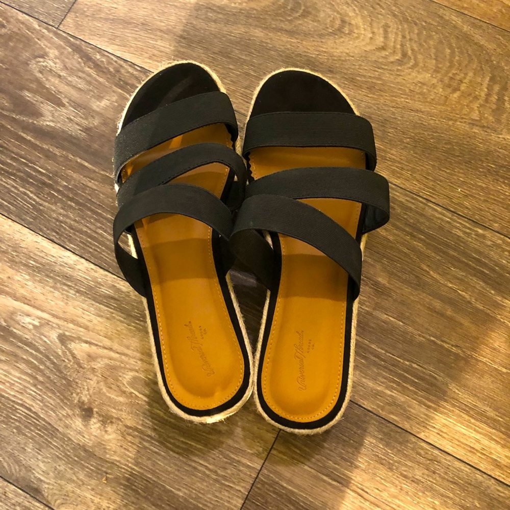 Black Strappy Sandals